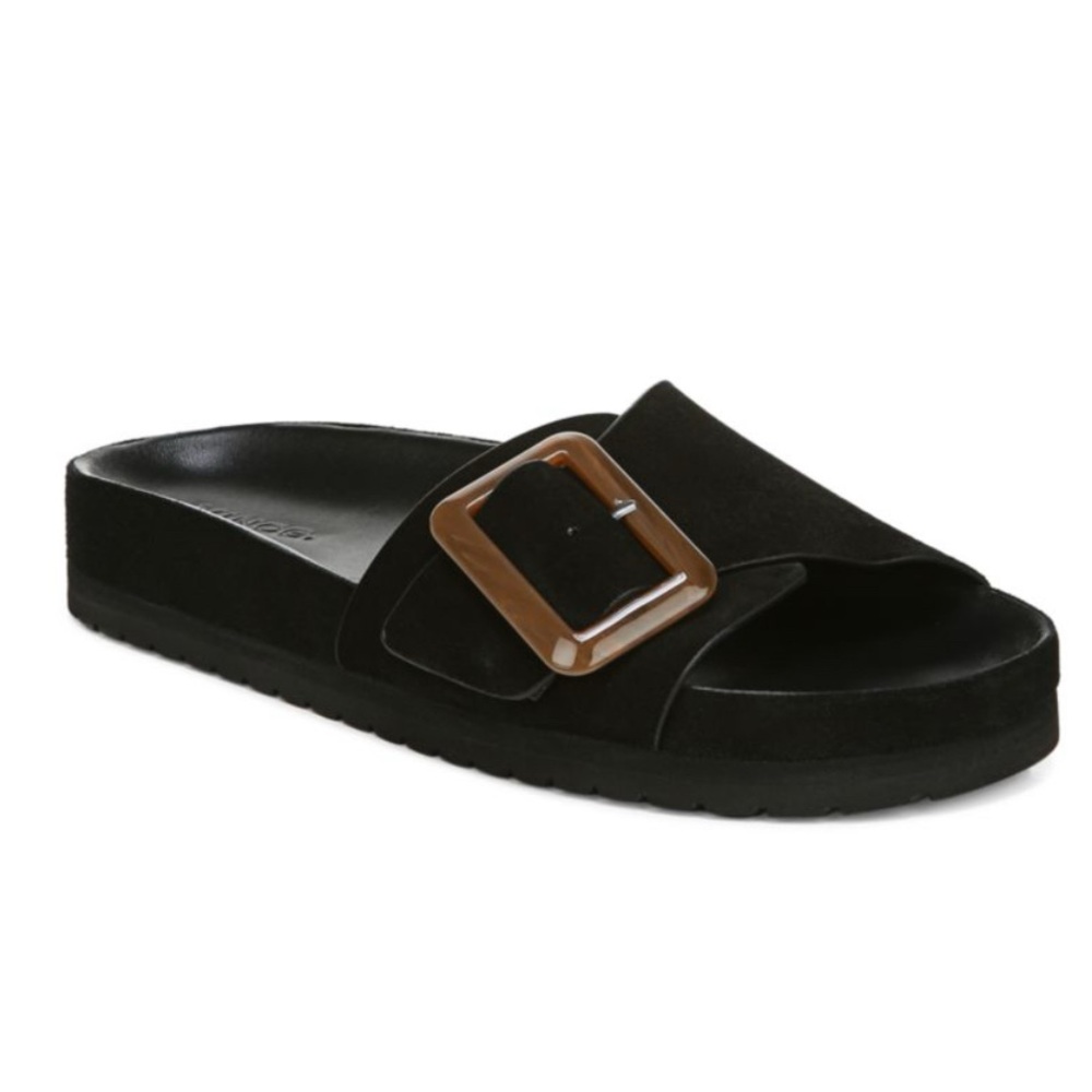Vince Black Suede Grant Sandals NWOT/UNWORN. Size 9/9.5 - Picture 2 of 12